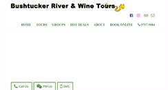 Desktop Screenshot of bushtuckertours.com